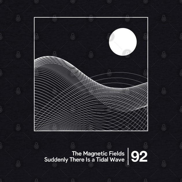 The Magnetic Fields / Minimalist Graphic Artwork Design by saudade